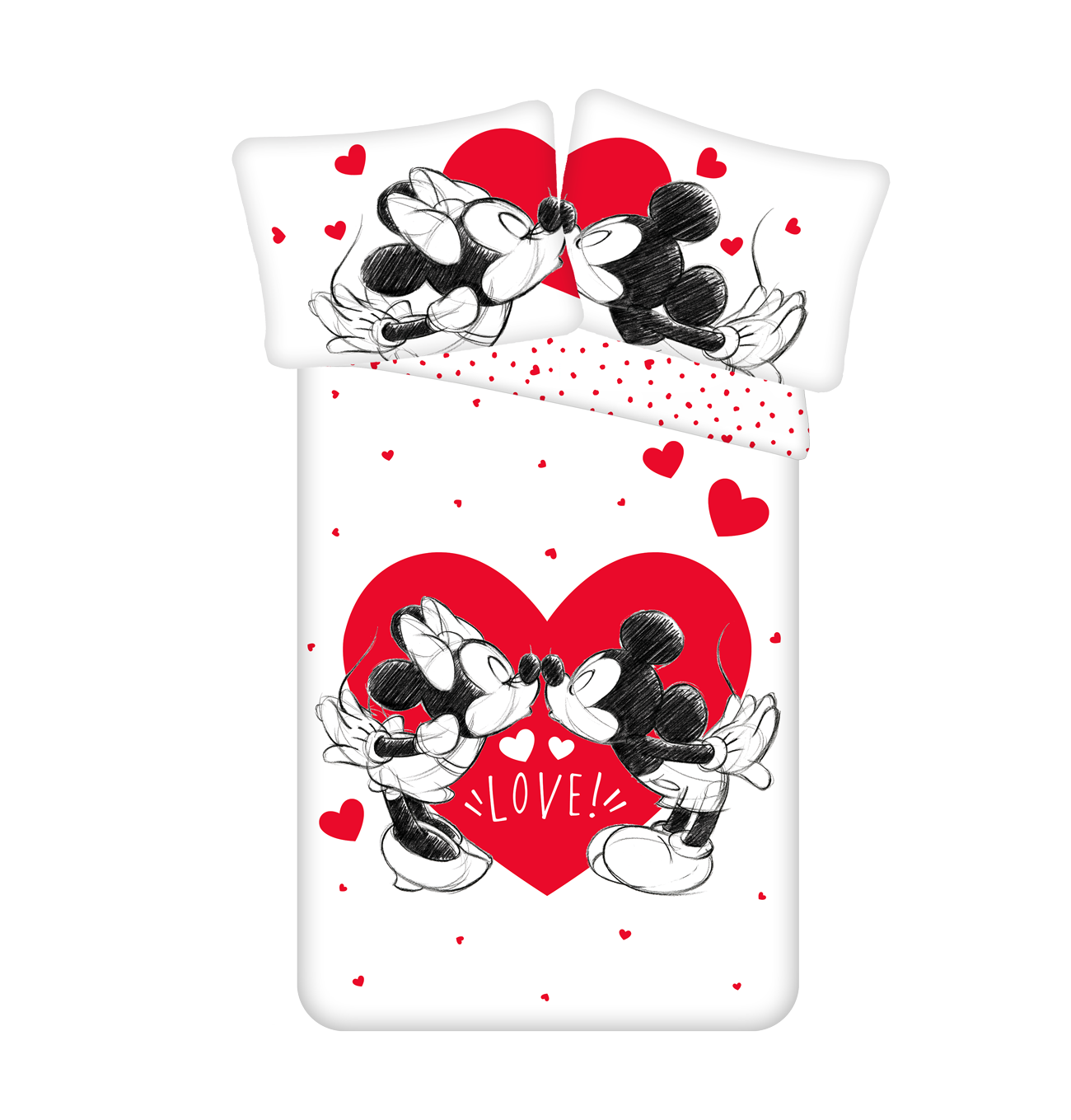 ▷ Mickey Minnie in love by Zak, 2021, Print