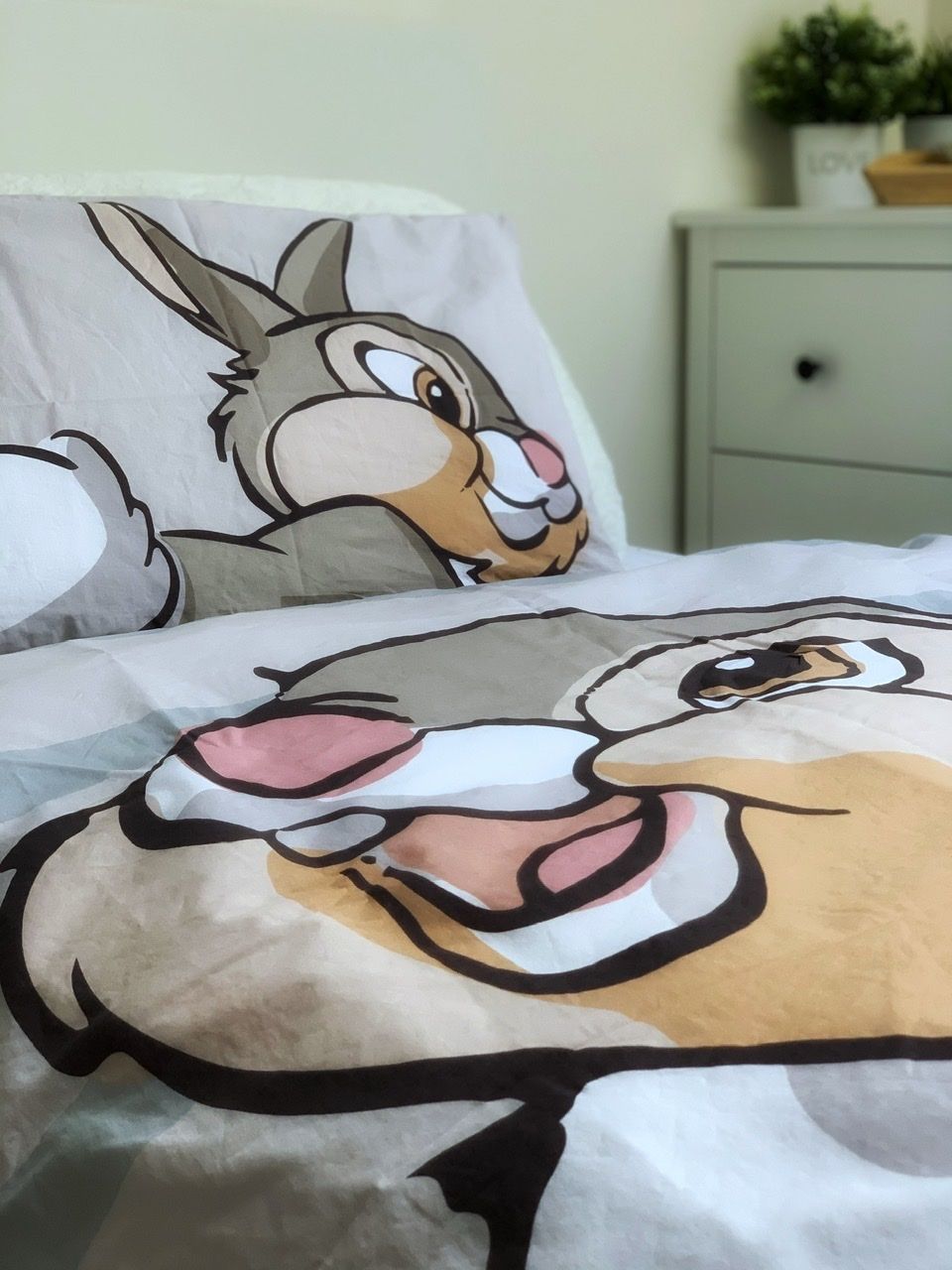 thumper cot bedding