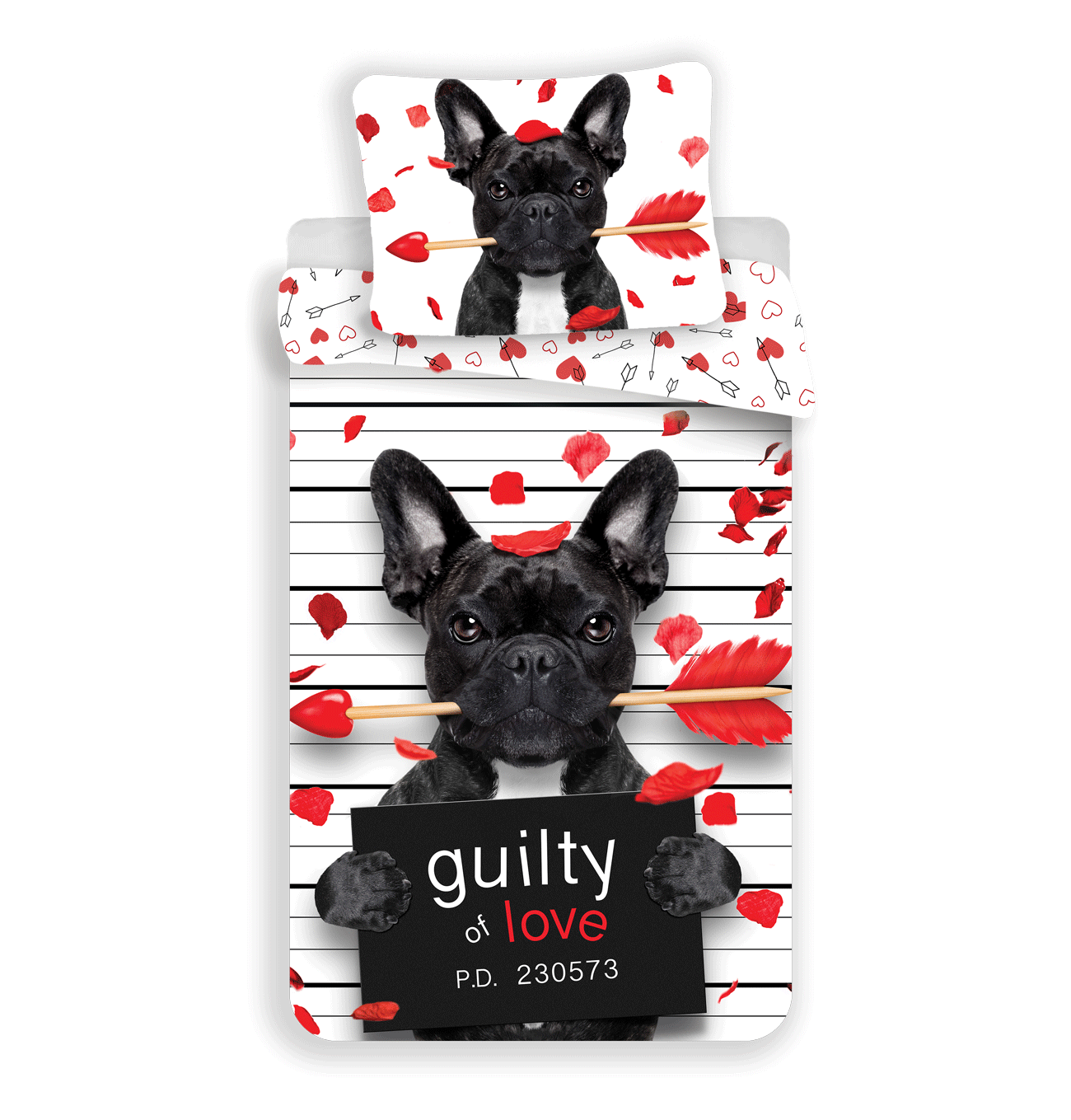 Bulldog "Heart" Jerry Fabrics