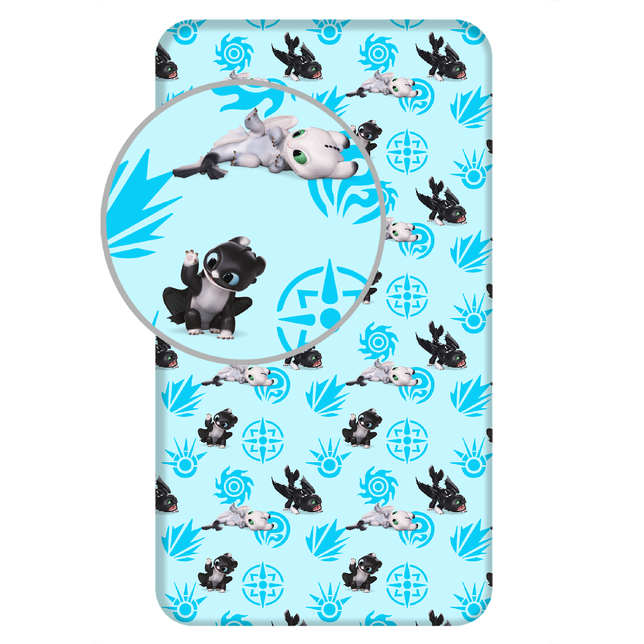 How to Train Your Dragon "Babies" fitted sheet Jerry Fabrics