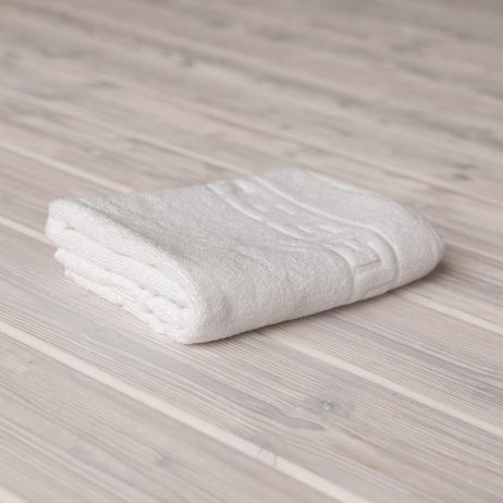 Bath mat white 50x70 cm image 1