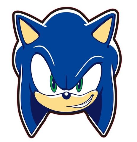 Sonic shaped cushion image 2