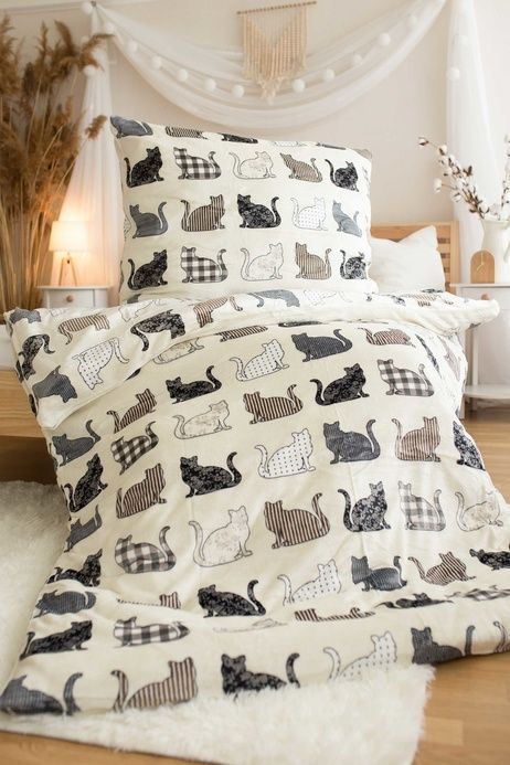 Bed set microflanel Cats image 1