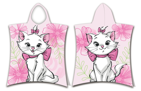 Marie Cat "Pink flower" poncho image 1