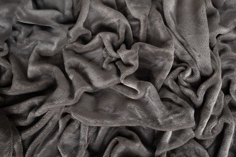 Prostěradlo mikroflanel tmavě šedé 90x200 cm obrázek 3