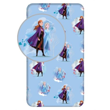 Frozen 2 "Blue Leaves" fitted sheet image 1