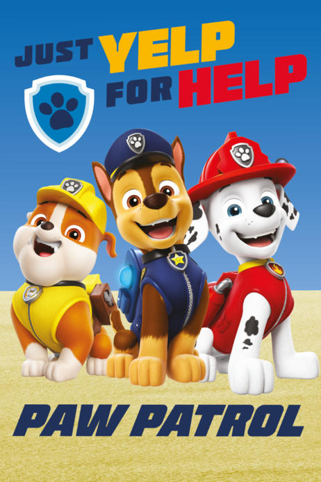 Paw Patrol "PP457" fleece blanket image 1