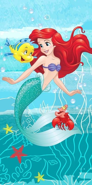 Ariel "Friends" beach towel image 1