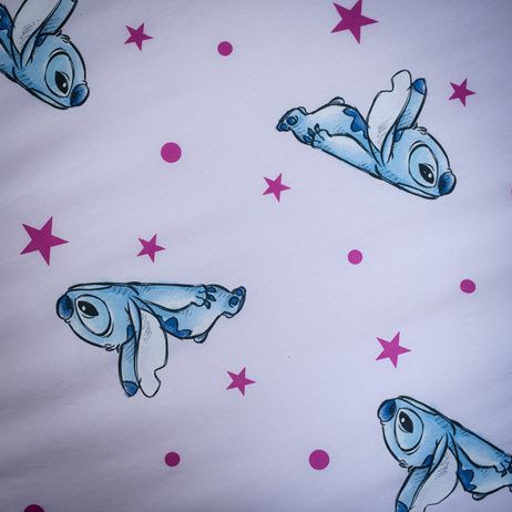 Lilo and Stitch "Pink Stars" prostěradlo obrázek 3