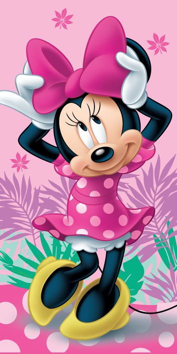 Minnie "Pink 02" beach towel image 1