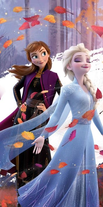 Frozen 2 "Leaves" beach towel image 1