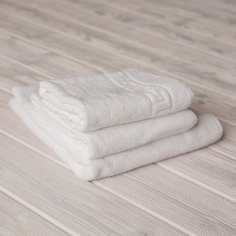Hotel towel white 50x100 cm image 2