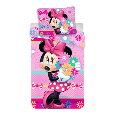 Minnie "Bows and Flowers" (pillow 50 x 70 cm) image 1