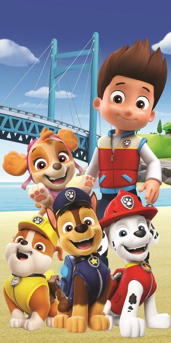 Paw Patrol "PP457" beach towel image 1