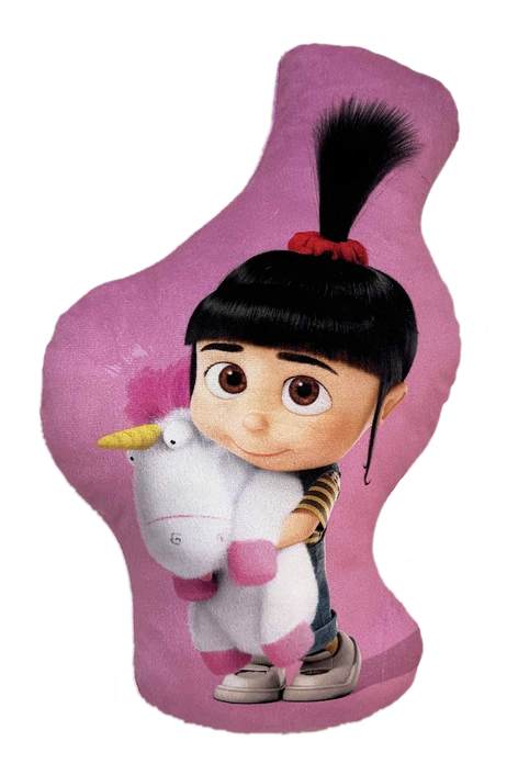 Minions "Agnes and Unicorn" tvarovaný polštářek obrázek 1
