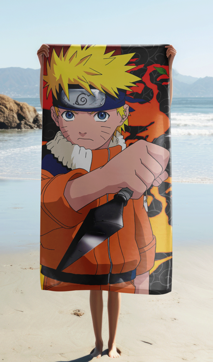 Naruto "Uzumaki" beach towel image 2