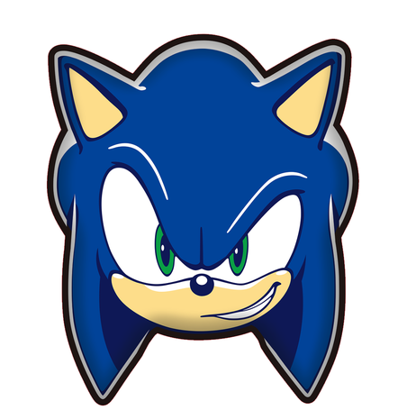 Sonic shaped cushion image 1