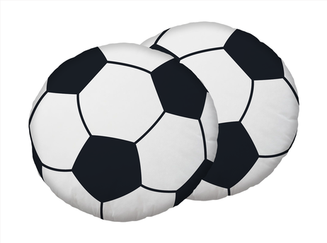 Football shaped cushion image 1