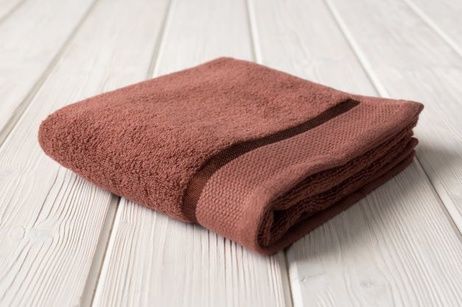 Towel brown 70x140 cm image 1