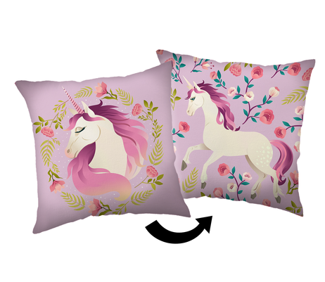 Unicorn Flowers cushion image 1