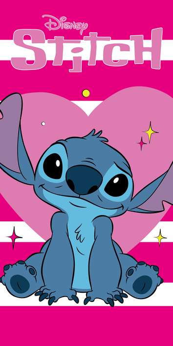 Lilo and Stitch "Pink Heart" osuška obrázek 1