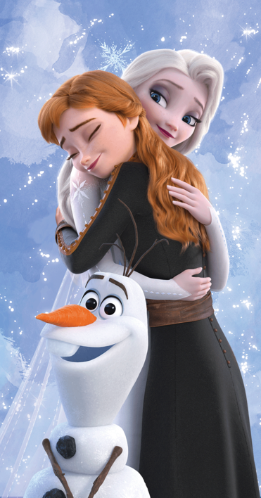 Frozen "Hug" beach towel micro image 1