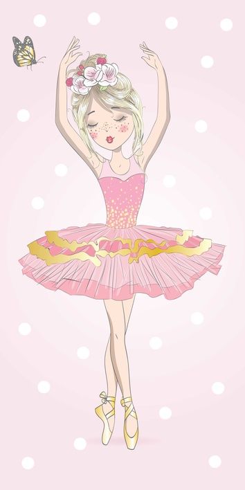 Ballerina beach towel image 1