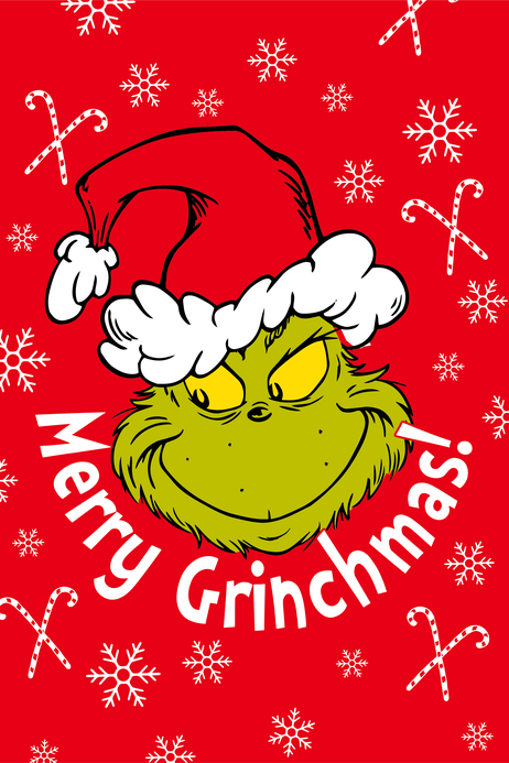 Grinch "Merry Grinchmas" mikroflanelová deka obrázek 1