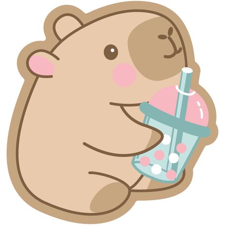 Capybara shaped cushion image 1