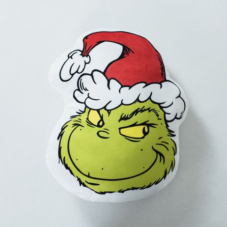 Grinch shaped cushion image 2