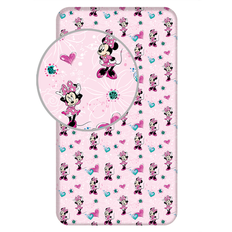 Minnie "Flowers 02" fitted sheet image 1