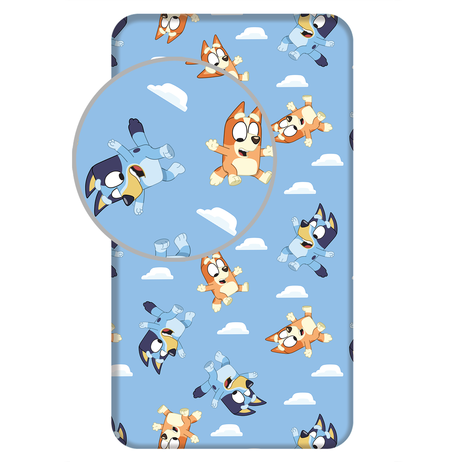 Bluey 004 fitted sheet image 1