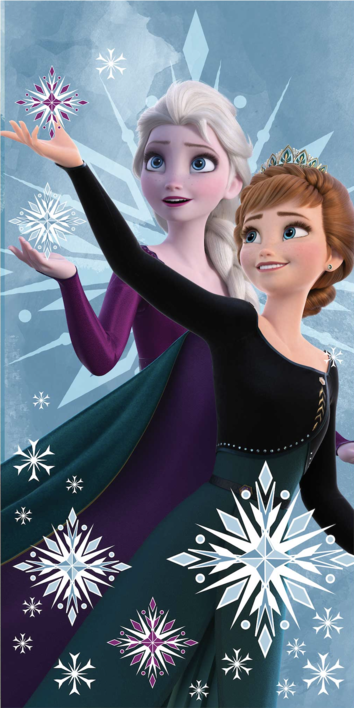Frozen 2 "Snowflake 03" osuška obrázek 1