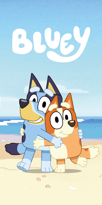 Bluey "Beach" beach towel image 1