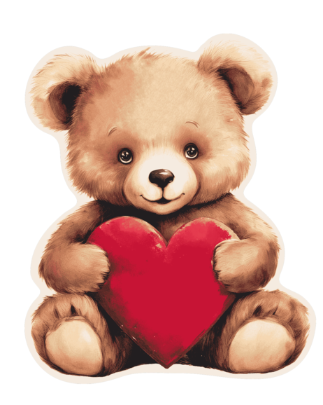 Medvídek tvarovaný polštářek obrázek 1