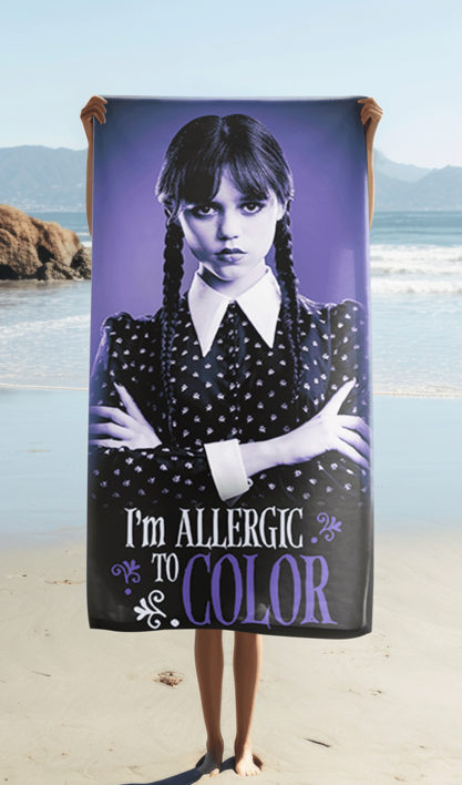 Wednesday "Color" beach towel image 2