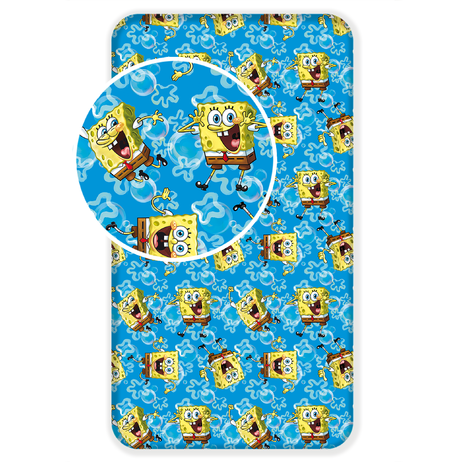 Sponge Bob "Blue" fitted sheet image 1