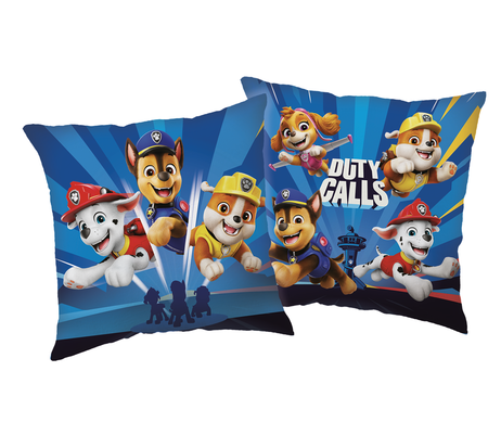 Tlapková patrola "Duty calls" polštářek obrázek 1