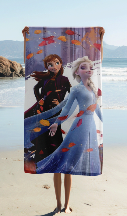 Frozen 2 "Leaves" osuška obrázek 2