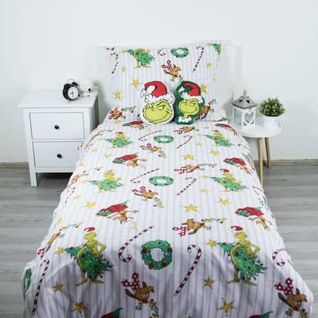 Grinch shaped cushion image 3