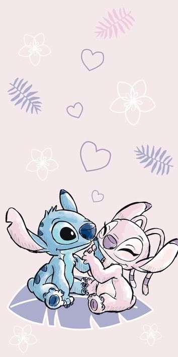 Lilo and Stitch "pink" beach towel image 1