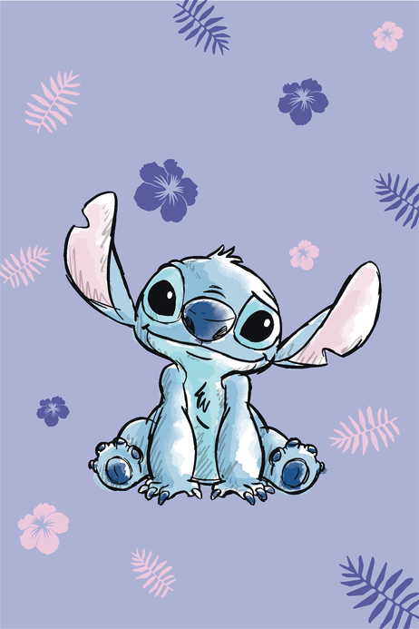 Lilo and Stitch microflannel blanket image 1