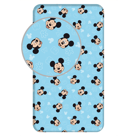 Mickey "Blue 02" fitted sheet image 1