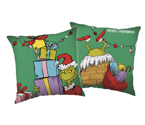 Grinch "Presents" polštářek obrázek 1