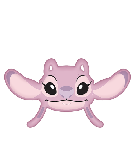 Lilo and Stitch "Angel Pink" 3D shaped cushion image 1