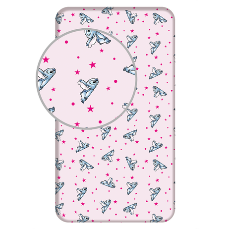 Lilo and Stitch "Pink Stars" prostěradlo obrázek 1