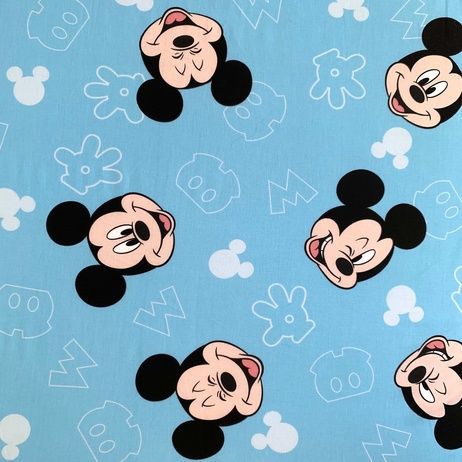 Mickey "Blue 02" fitted sheet image 4