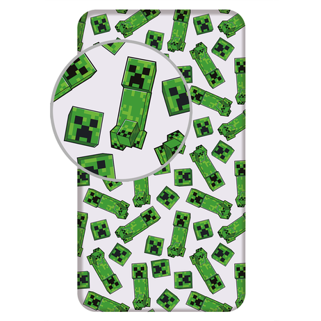 Minecraft "Hostile Together" fitted sheet image 1