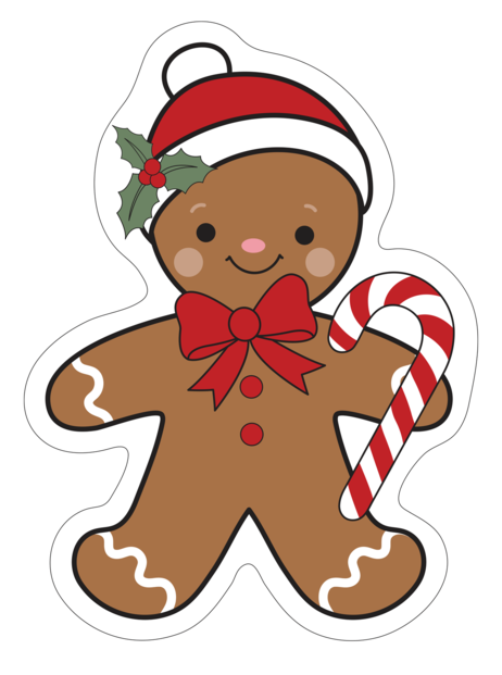 Perníček 01 tvarovaný polštářek obrázek 1