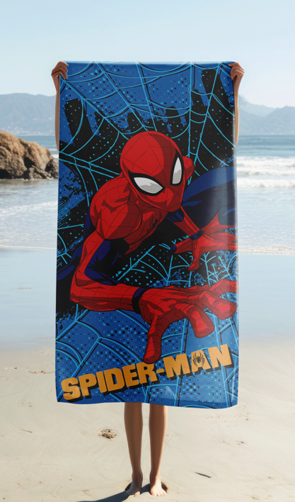 Spider-man "Blue 05" beach towel micro image 2